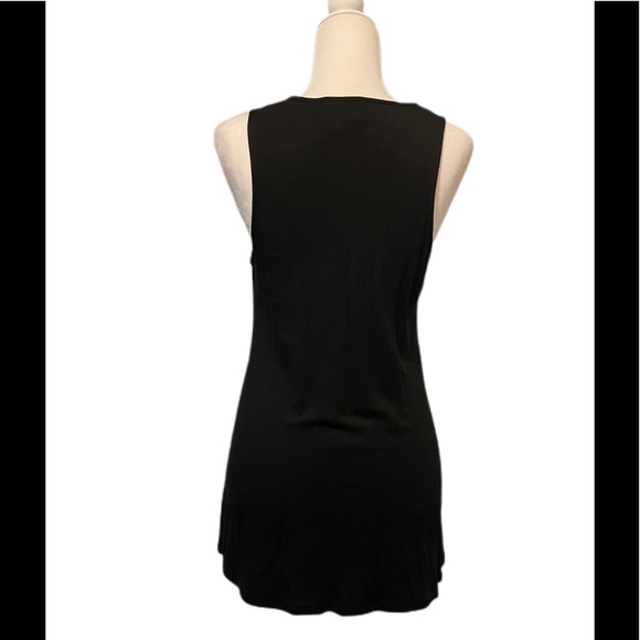 3/$18. 🌼Cynthia Rowley black sequin tunic size L - Picture 3 of 12